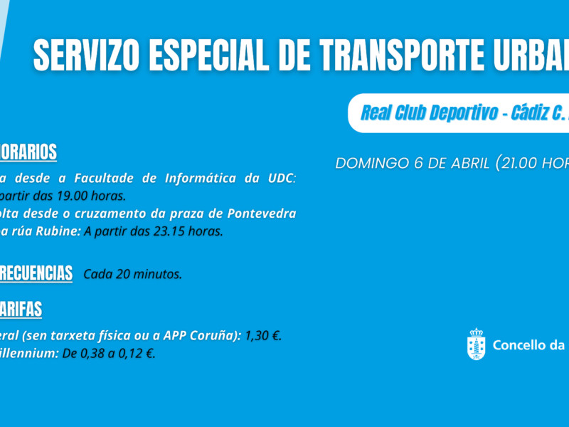 Buses especiales Deportivo-Cádiz
