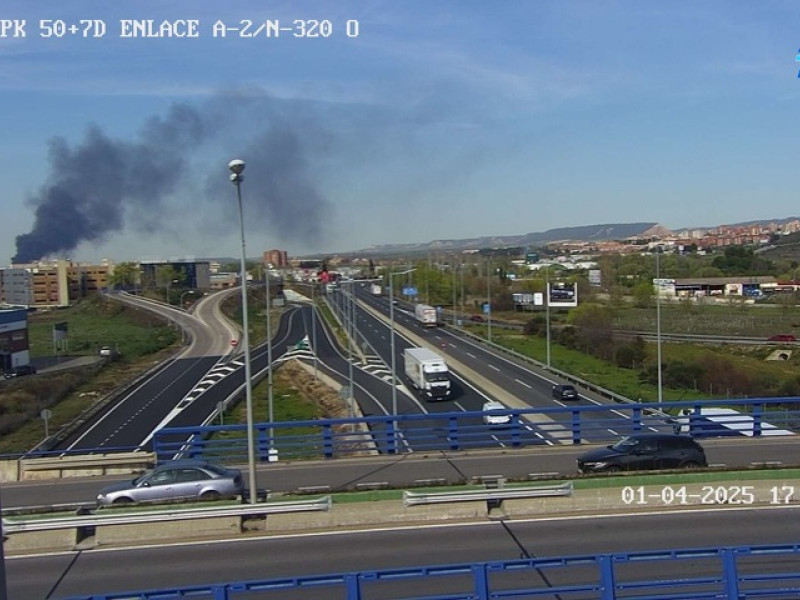 Incendio de Regusa, en el polígono industrial de Marchamalo