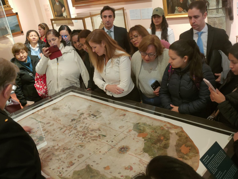 La Carta de Juan de la Cosa es una de las piezas únicas que exhibe el Museo Naval de Madrid
