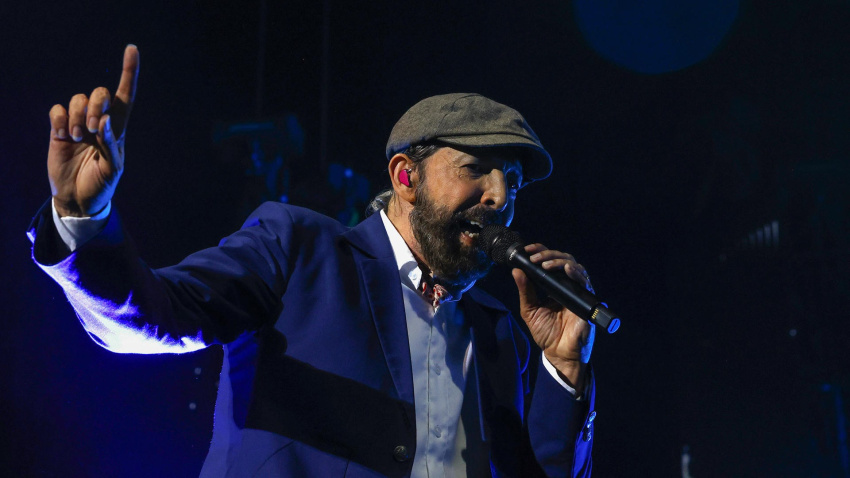 Juan Luis Guerra, en un concierto en Madrid