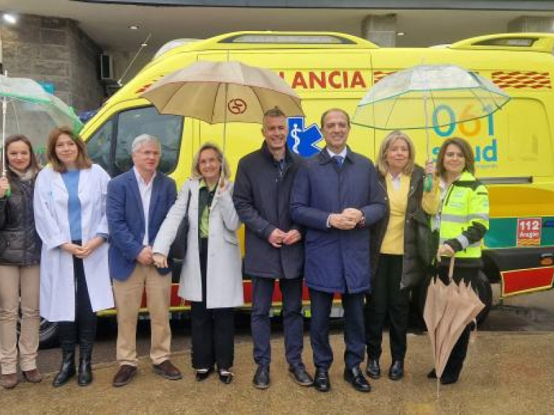 Jaca recupera la UVI móvil del 061 las 24 horas del día en fines de semana y festivos