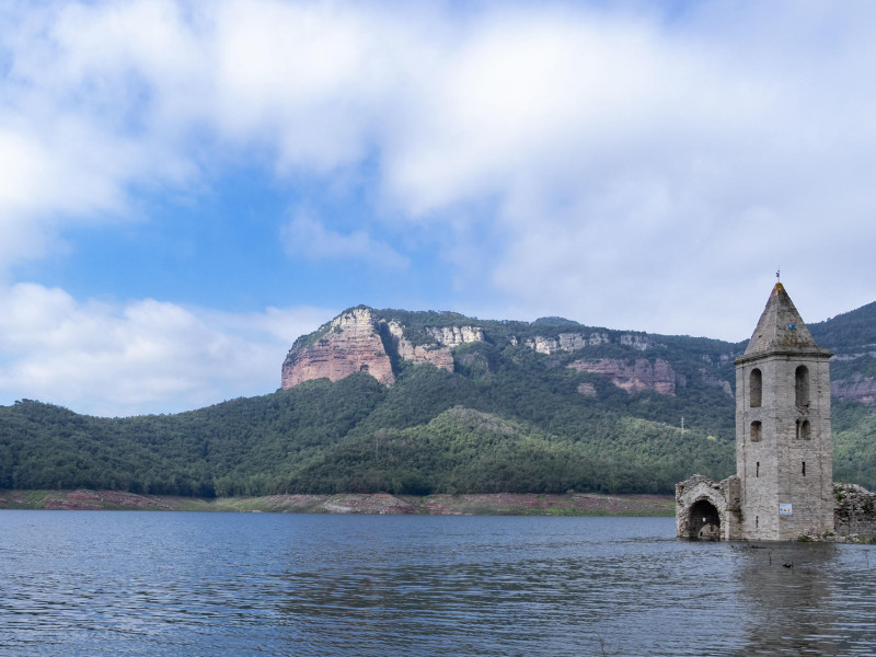 Imagen de hace un año del Pantano de Sau