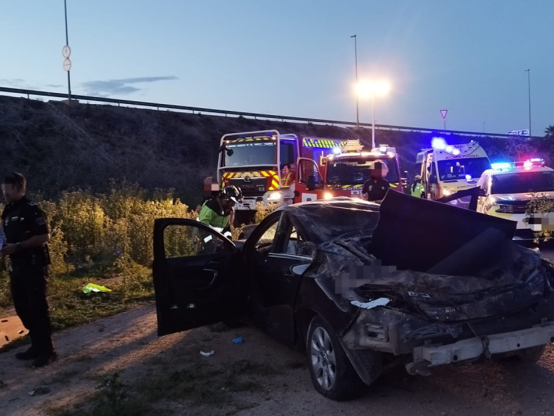 Otra imagen del accidente