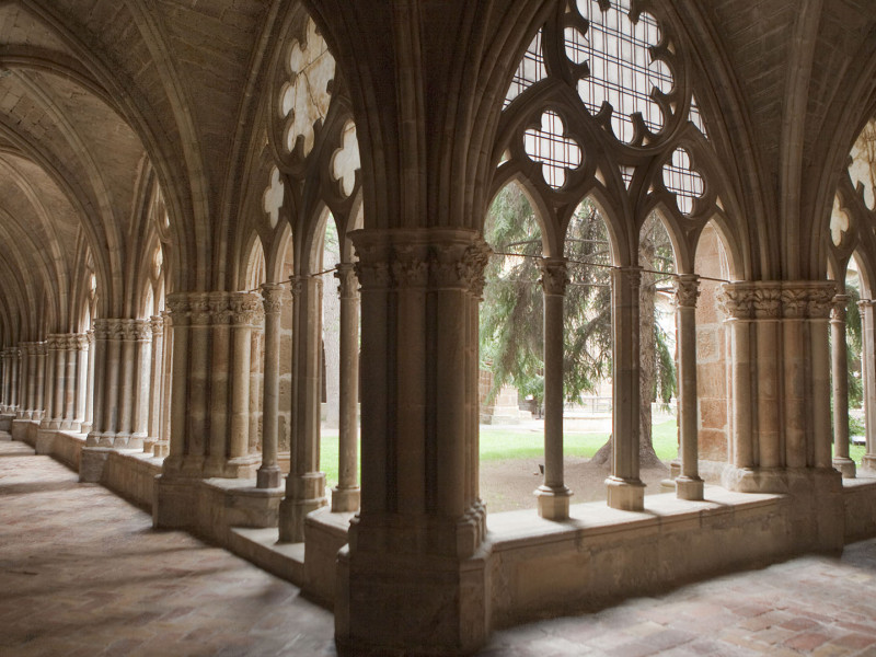 Imagen del interior del Monasterio de Veruela.