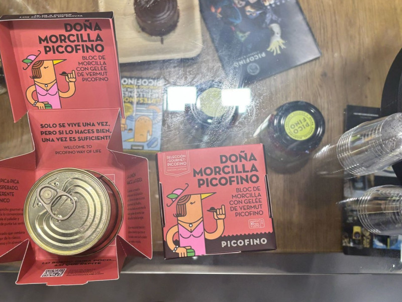 Novedad de Picofino en el Salón Gourmets 2025: morcilla en bloc con gelée de vermut