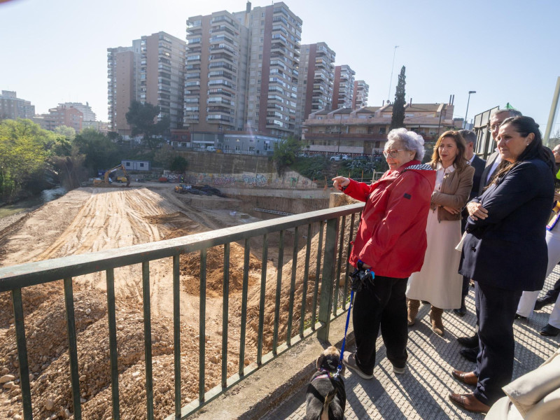 La alcaldesa de Zaragoza Natalia Chueca, ha visitado este martes las obras.