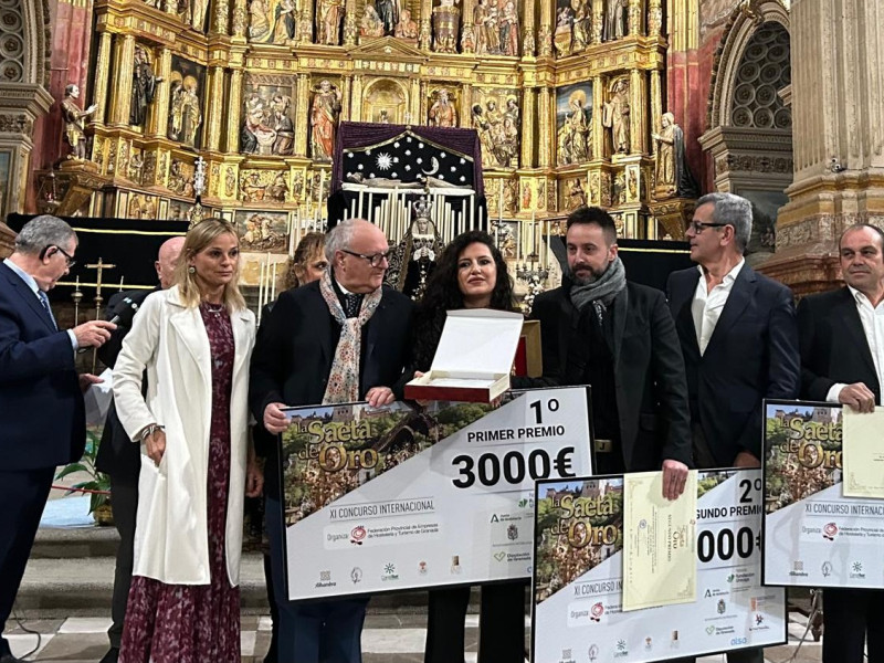 Entrega de premio del Concurso La Saeta de Oro