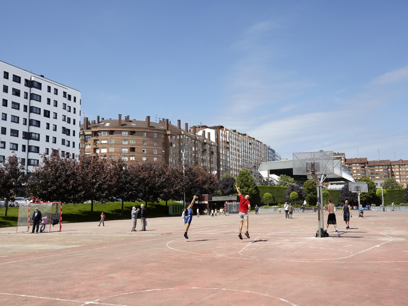 Una imagen de la pista de La Exposición, en Avilés
