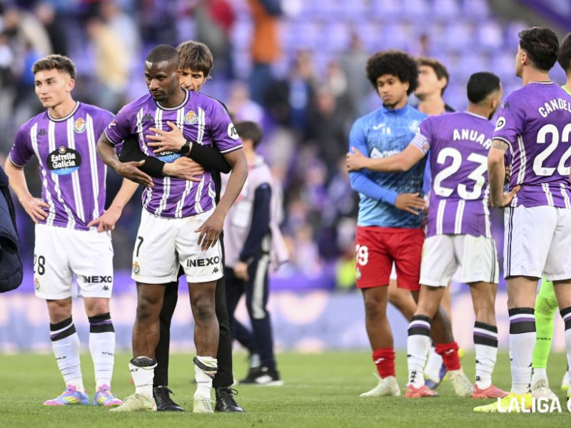 Imagen final del Real Valladolid-Getafe