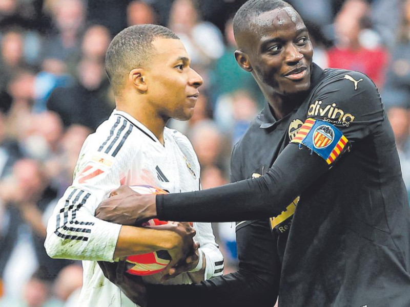 Diakhaby cuajó un buen partido en el Bernabeu