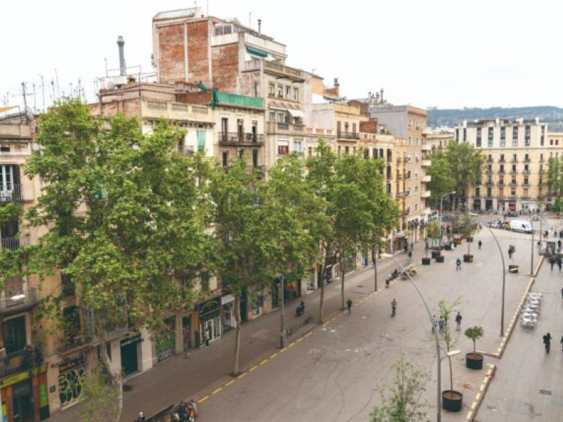 Obras de la ronda de Sant Antoni