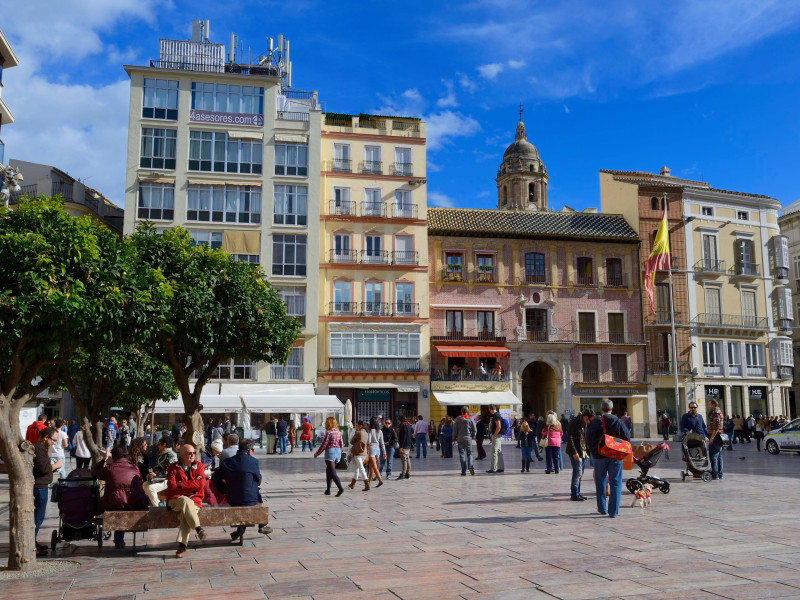 Málaga plaza de la Constitución