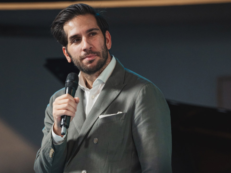 Javier Muñoz en la Gala 2024 de la Fundación Vivir Dos Veces