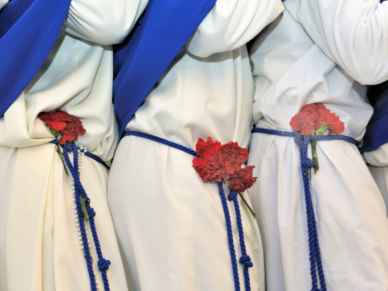 Imagen de Archivo de costaleros de la Semana Santa