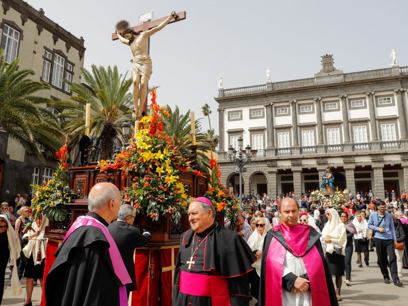 Procesión de las Mantillas, el Viernes Santo en Las Palmas de Gran Canaria
