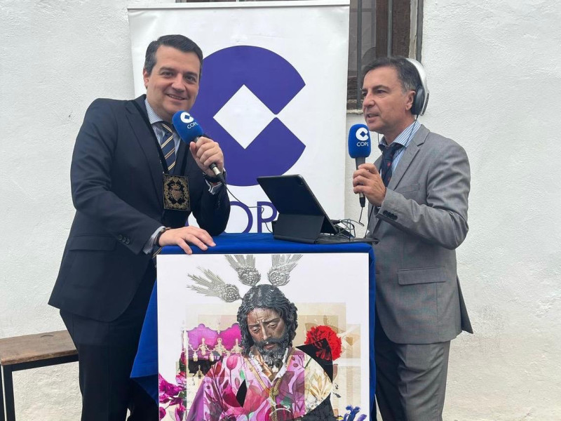 José María Bellido y Francisco Durán durante la entrevista