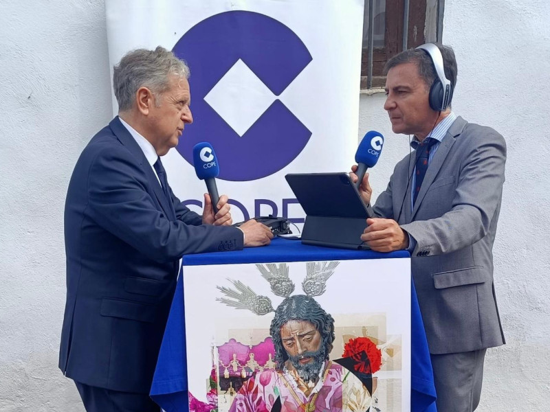 Salvador Fuentes y Francisco Durán, durante la entrevista