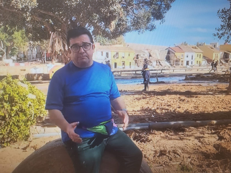 Vicente Luis García acudió a ayudar a Picanya pocos días después de la DANA