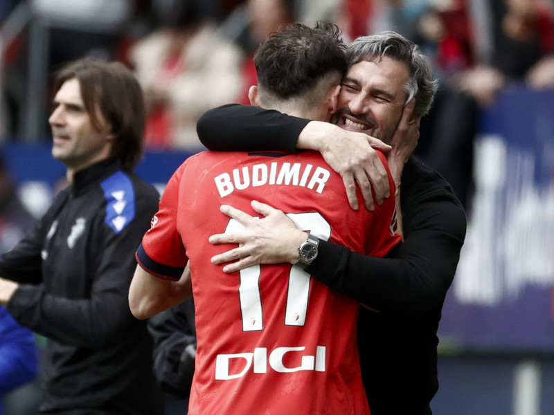 Ante Budimir y Vicente Moreno