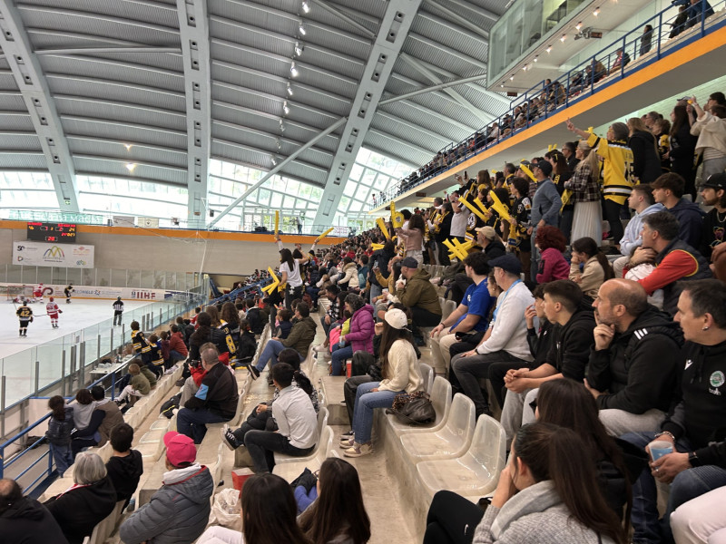 El pabellón de hielo registró una gran entrada