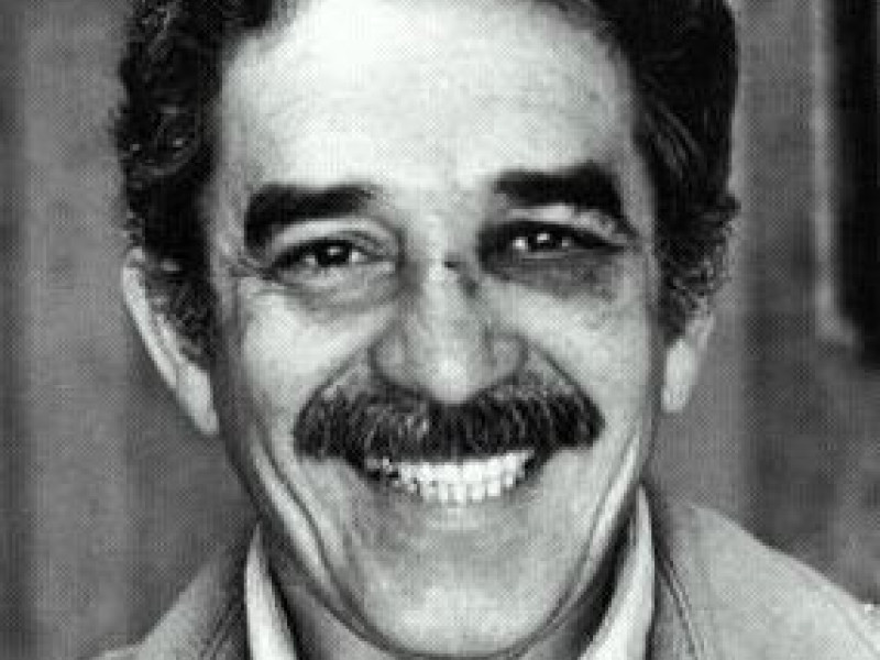 Gabriel García Márquez, fotografiado con un ojo morado.