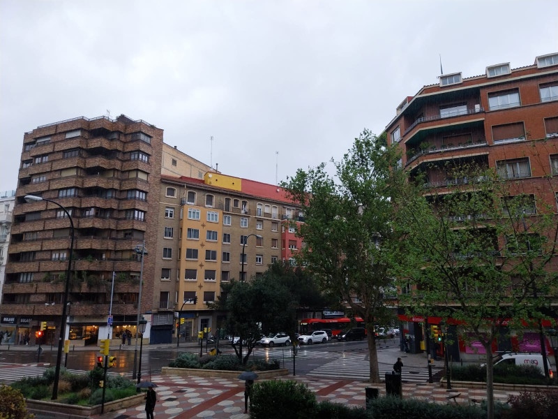 Alerta por lluvias en Zaragoza