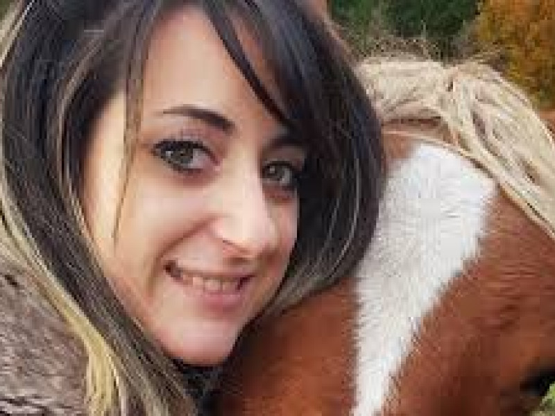 Imagen de Aintzane Pujana en fechas cercanas a su asesinato