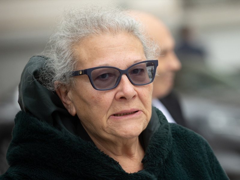 Carmen Pano el día de su declaración en la Audiencia Nacional por el caso Hidrocarburos
