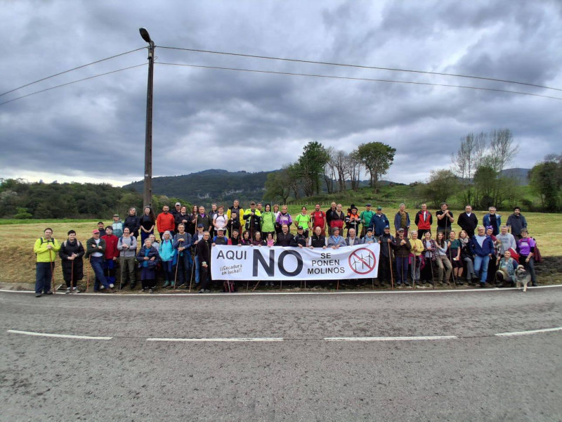 Imagen de la manifestación en Voto