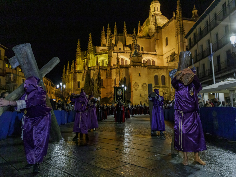 Procesión de los Pasos en Viernes Santo en Segovia