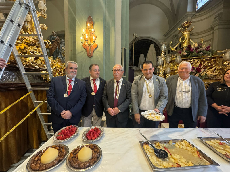 Preparativos de la Santa cena de este año
