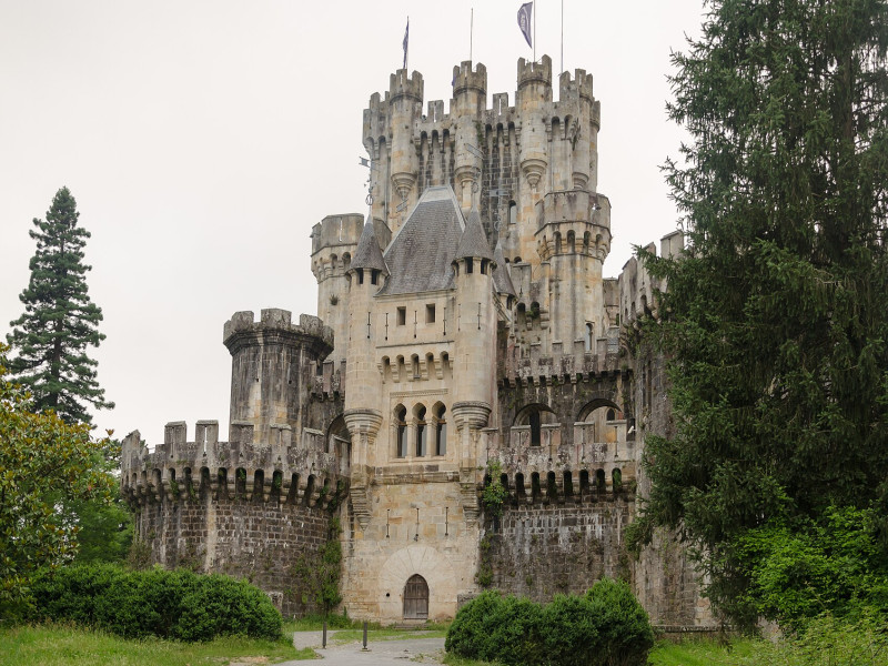 El castillo de Butrón, en Gatica