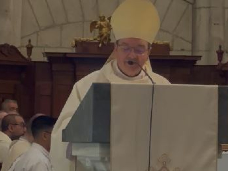 El obispo Elizalde en la Misa Crismal
