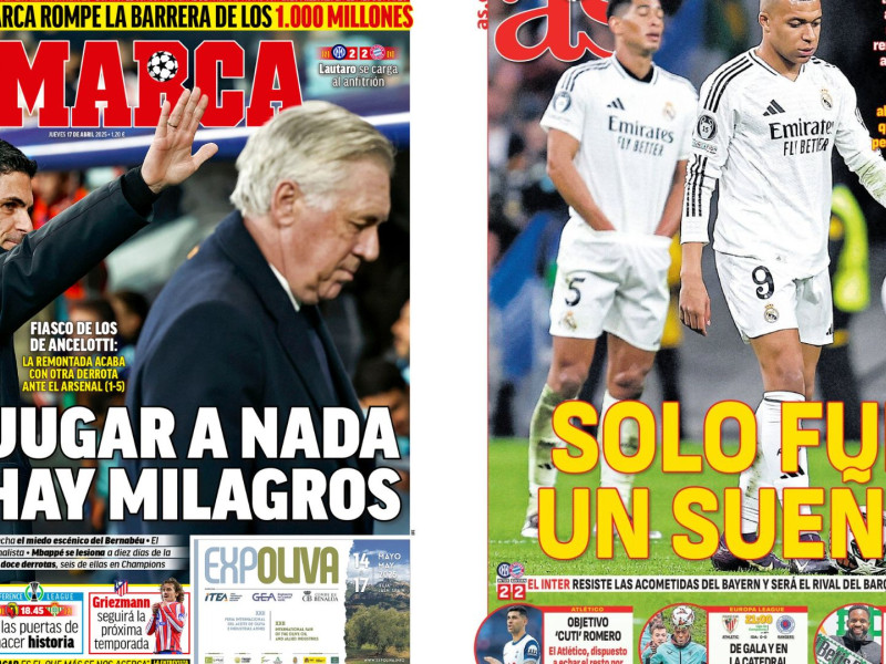 Portadas de los medios madrileños de este jueves 17 de abril.