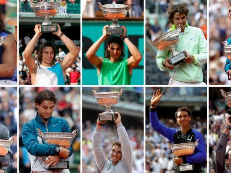 Rafa Nadal ha ganado en 14 ocasiones Roland Garros.