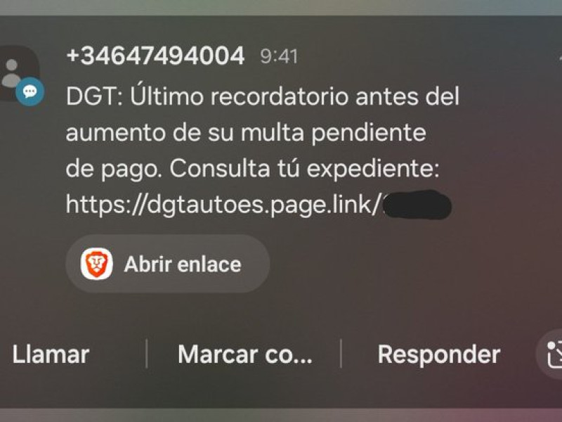 Estafa haciéndose pasar por la DGT
