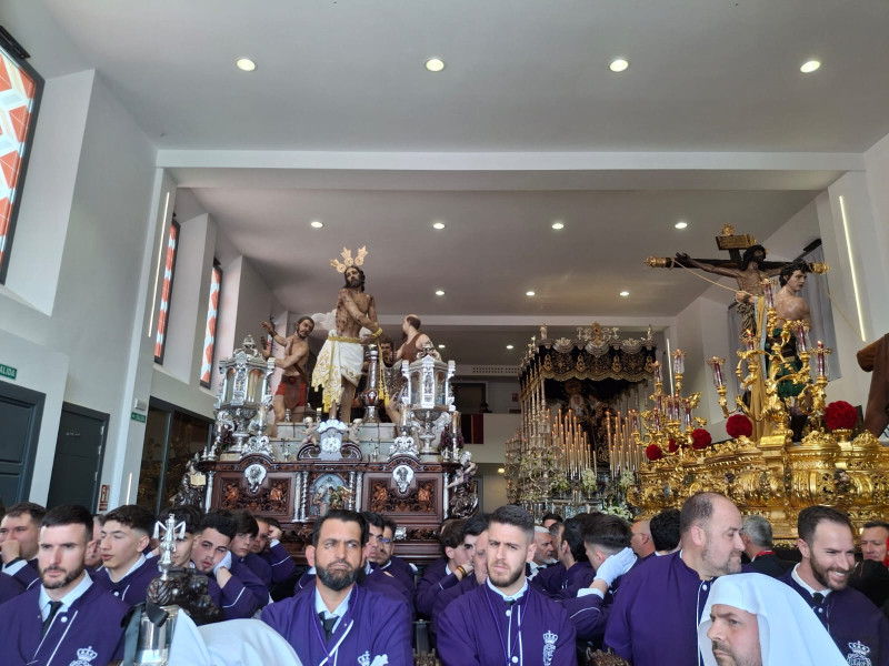 Las Reales Cofradías Fusionadas sacan 5 tronos a la calle