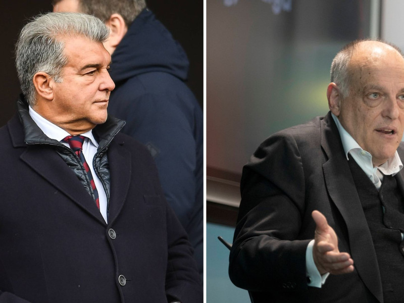 Joan Laporta y Javier Tebas