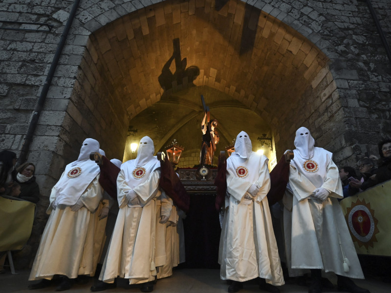 Procesión del Encuentro. Semana Santa en Burgos