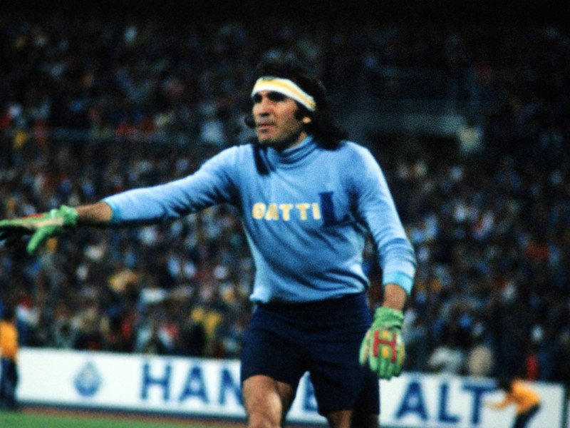 El 'Loco' Gatti durante un partido de Boca Juniors.