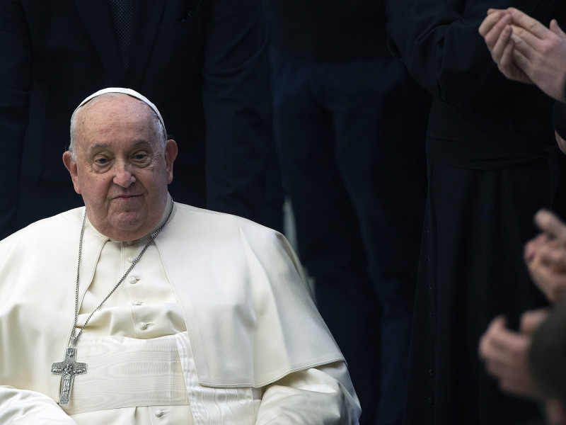 El Papa Francisco, durante una audiencia en el Vaticano
