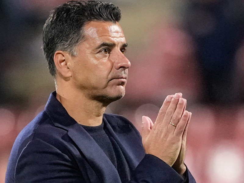 Míchel, entrenador del Girona, en la derrota por 1-3 frente al Real Betis