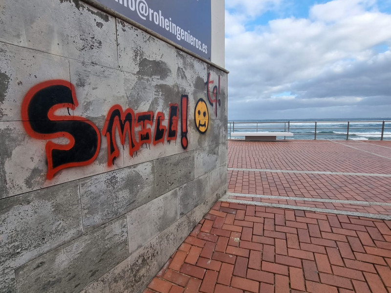 Grafiti en Las Canteras