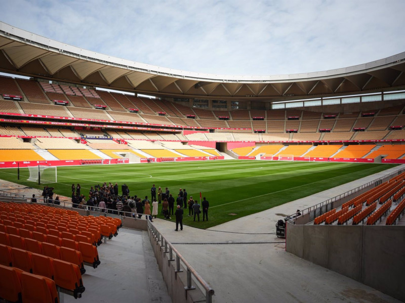 Estadio de la Cartuja tras la finalización de las obras