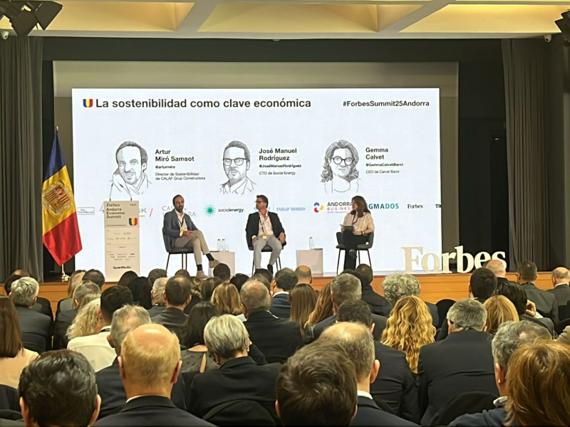 Social Energy referente en sostenibilidad energética en el Forbes Andorra Economic Summit 2025
