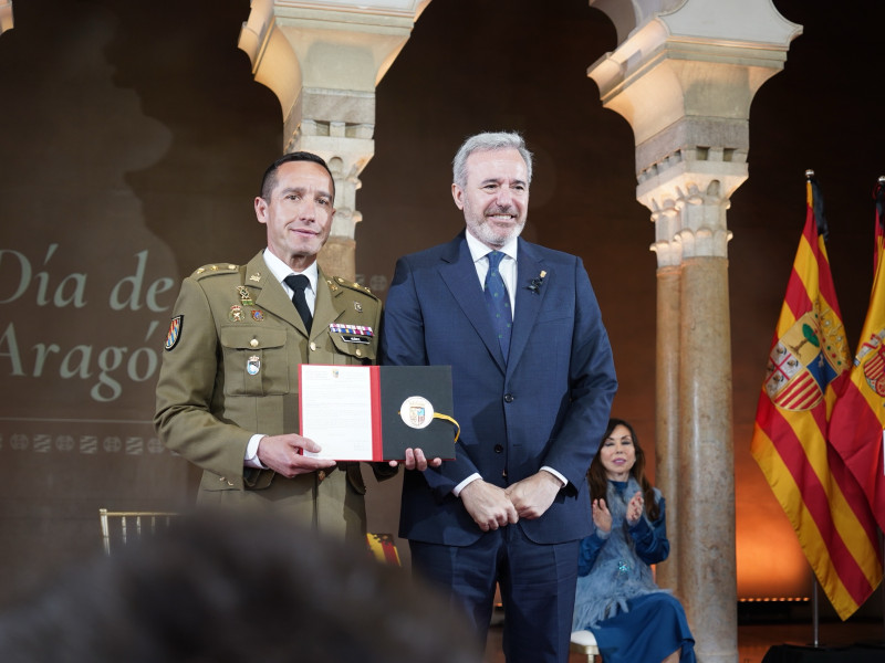 El 4º batallón de la UME con sede en Zaragoza, también ha sido galardonado este 23 de abril.