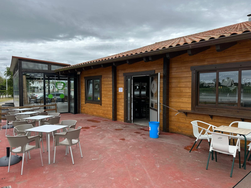 Entrada del Camping "Somo Parque"