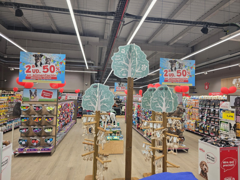 Interior de la nueva tienda