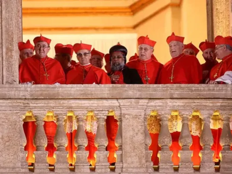 Imagen tras el cónclave en el que fue elegido el Papa Francisco, marzo de 2013