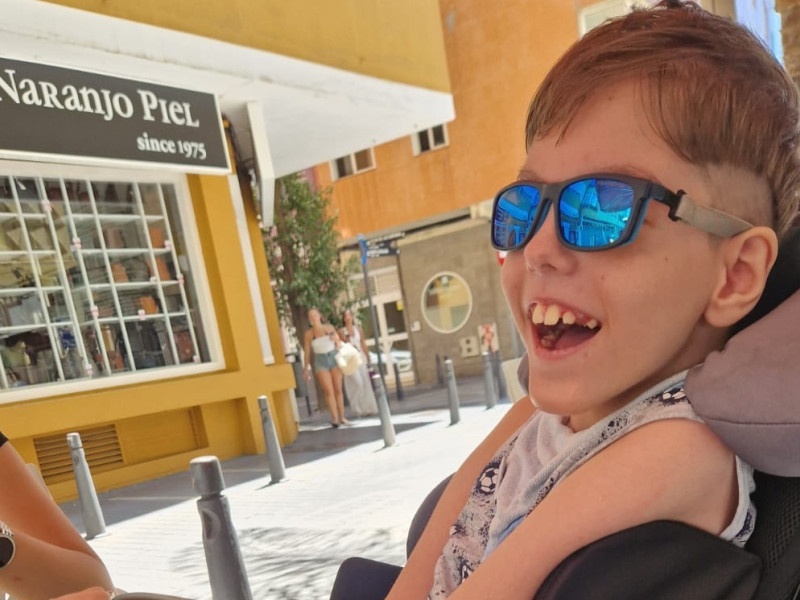 Fotografía del menor